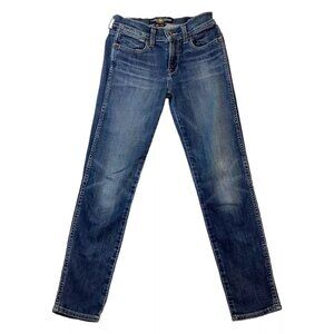 Lucky Brand Charlotte Rail Skinny Jeans Medium Wash Stretch Denim Jeans 00/24